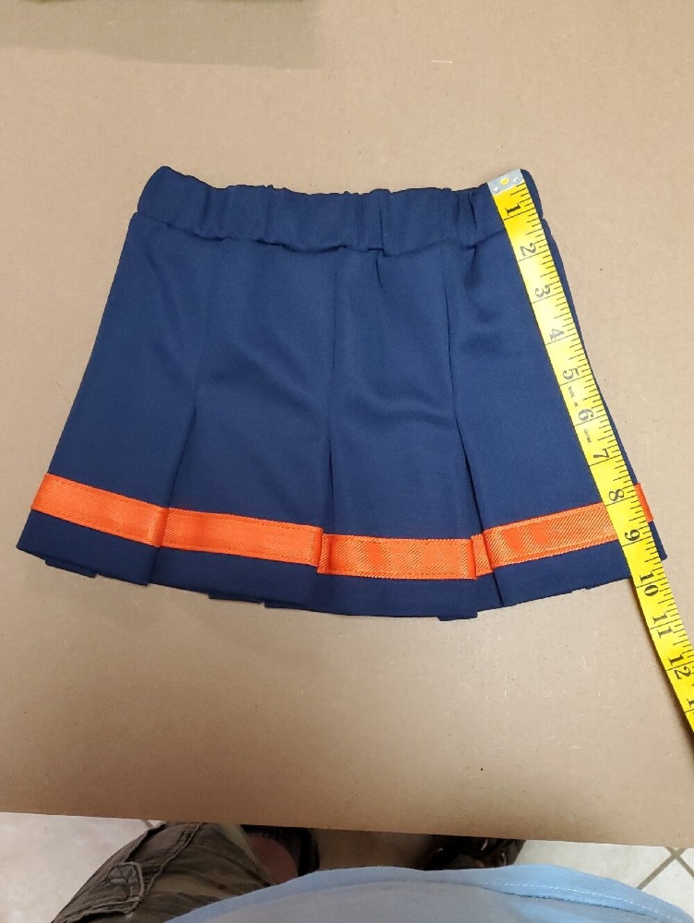 Vintage Auburn Tigers Navy and Orange Two-Piece Cheerleader Set - Picture 7 of 11